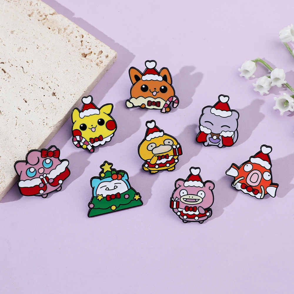 8 Pcs Christmas Slowpoke Brooc - Embroidery Garment recensie en prijs