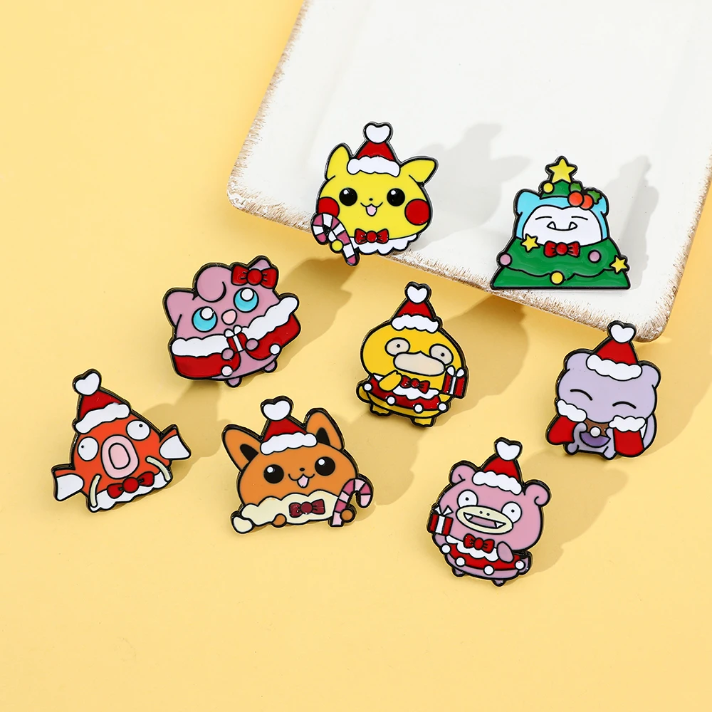 8 Pcs Christmas Slowpoke Brooc - Embroidery Garment recensie en prijs