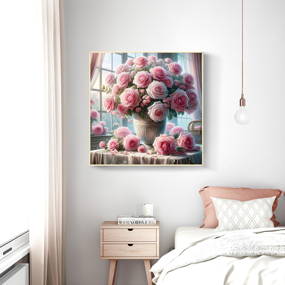 1PC frameless  5D Diy Diamond  - Embroidery Rose Stitch recensie en prijs