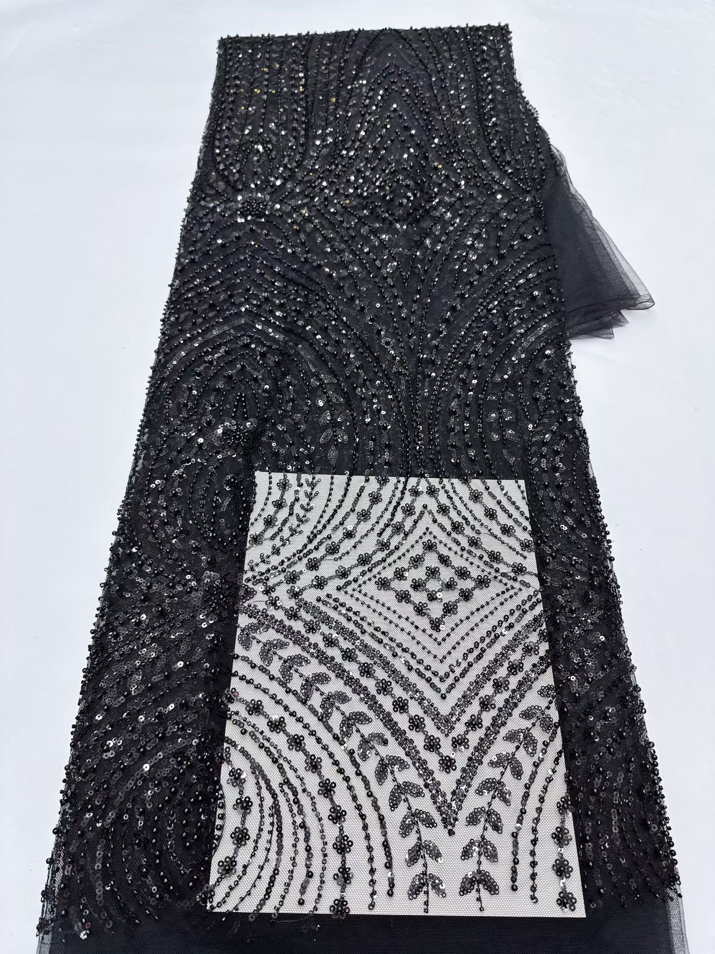 Red Desing Luxury Nigerian Tul - Embroidery Net Fabric recensie en prijs