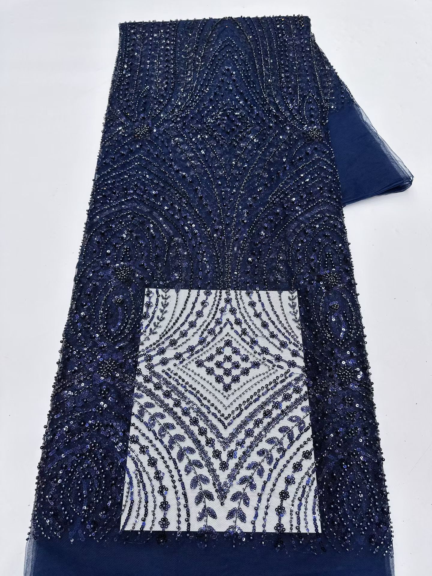 Red Desing Luxury Nigerian Tul - Embroidery Net Fabric recensie en prijs