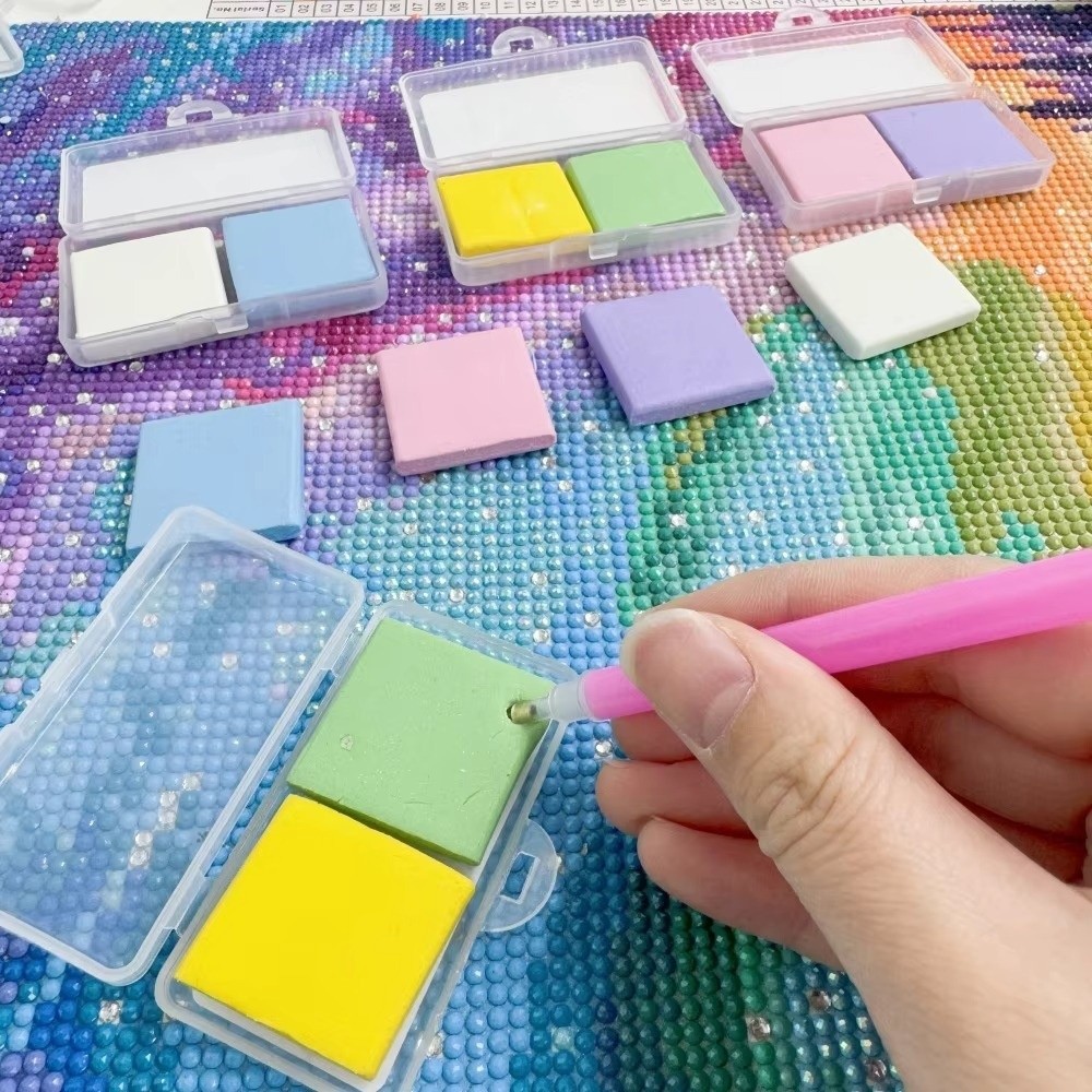 1/2PCS Silicone Diamond Painti - Embroidery Cream recensie en prijs