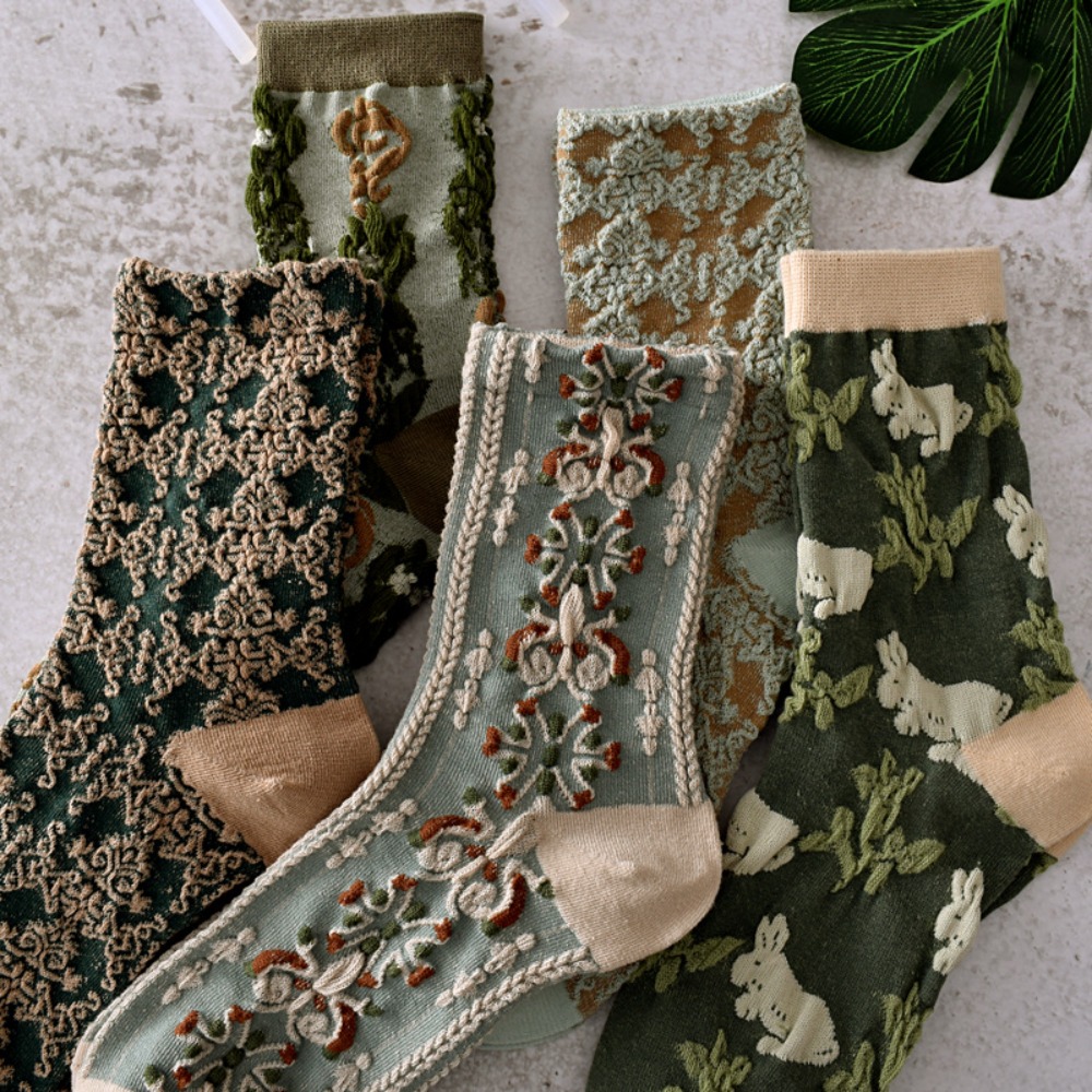 Autumn Retro Embroidery Haraju - Embroidery On Socks recensie en prijs