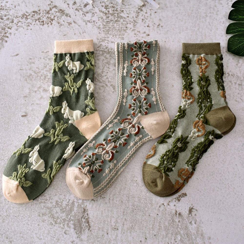 Autumn Retro Embroidery Haraju - Embroidery On Socks recensie en prijs