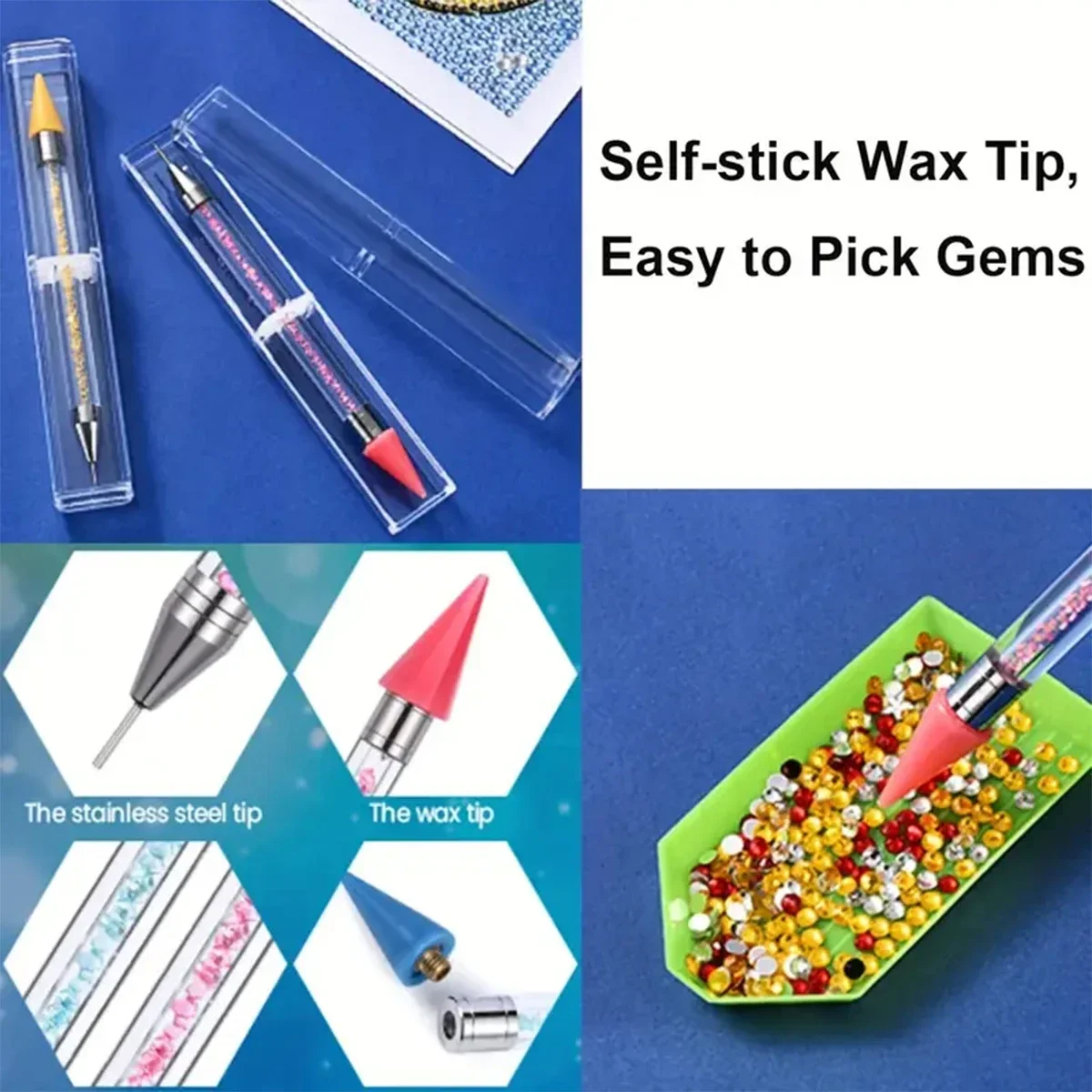 Waxless Diamond Painting Tool, - Embroidery Cream recensie en prijs