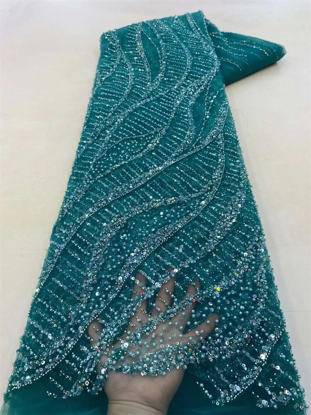 Wholesale 2025 African Sequins - Embroidery Net Fabric recensie en prijs