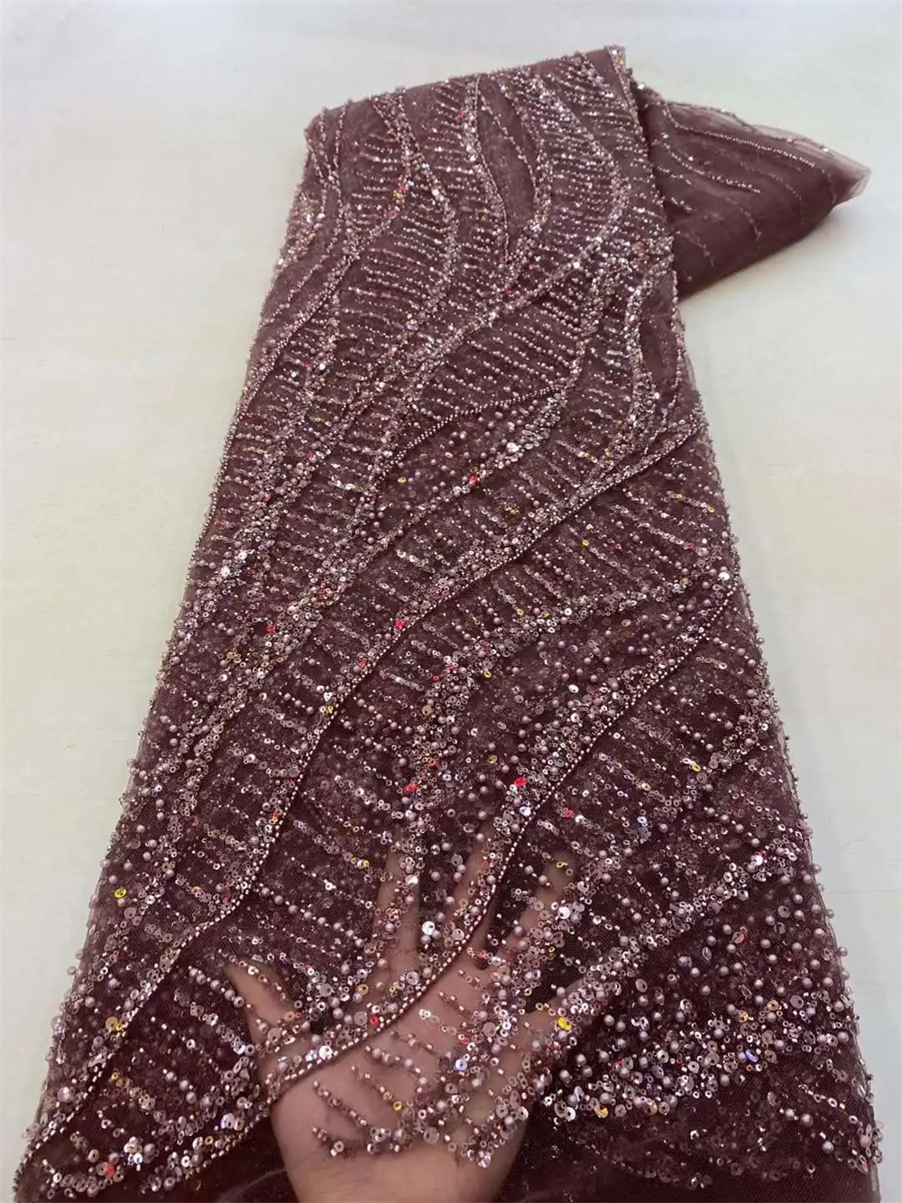 Wholesale 2025 African Sequins - Embroidery Net Fabric recensie en prijs