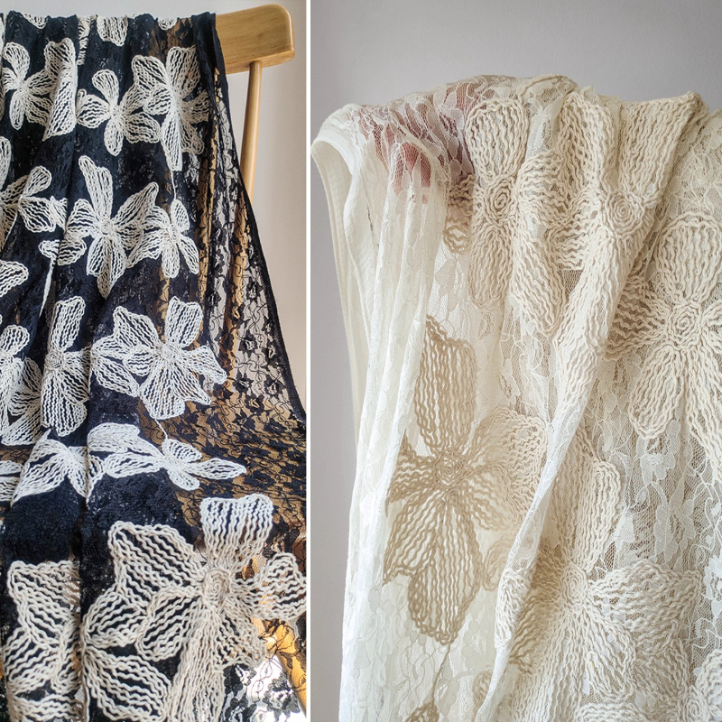 Cotton Thread Lace Jacquard Th - Embroidery Net Fabric recensie en prijs