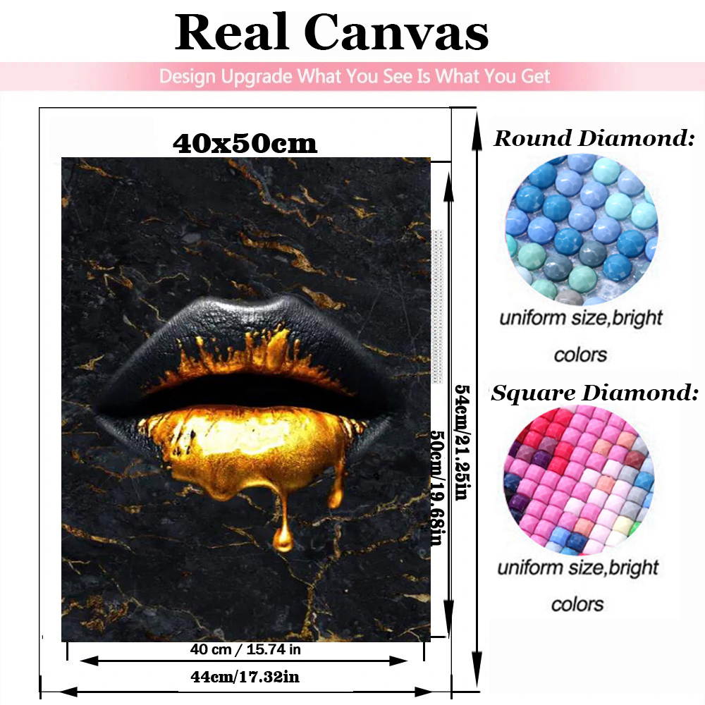 5d DIY Full Diamond Painting A - Embroidery Lips recensie en prijs