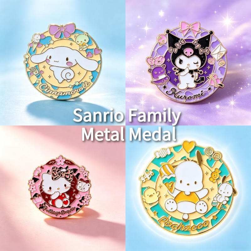 Sanrio Enamel Brooch Hello Kit - Embroidery Garment recensie en prijs