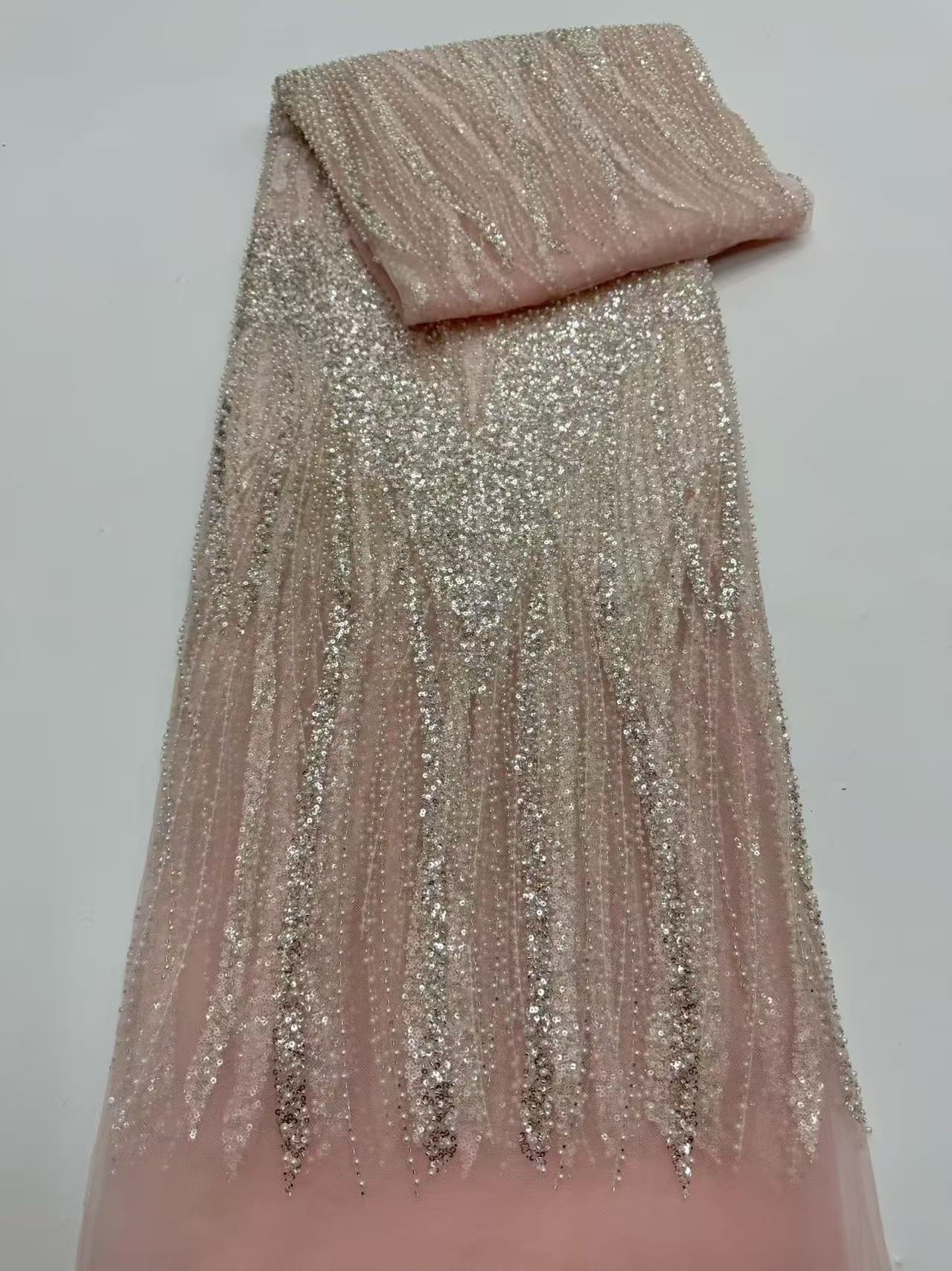 Luxury High Grade Shiny Sequin - Embroidery Net Fabric recensie en prijs
