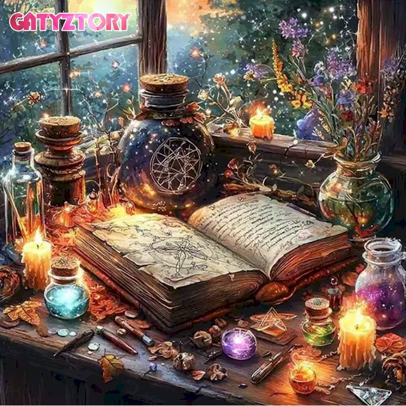 GATYZTORY 5D Diamond Painting  - Embroidery Rose Stitch recensie en prijs