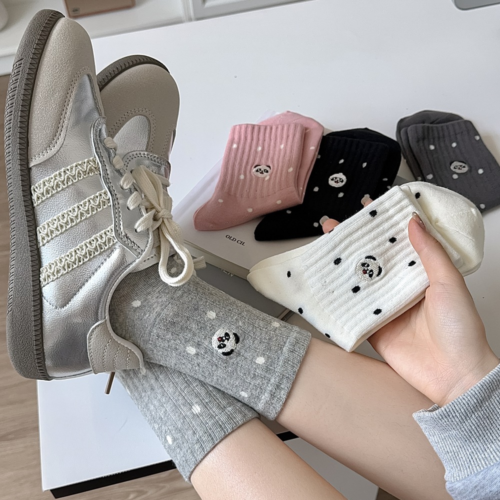 Cartoon Panda Embroidery Kawai - Embroidery On Socks recensie en prijs