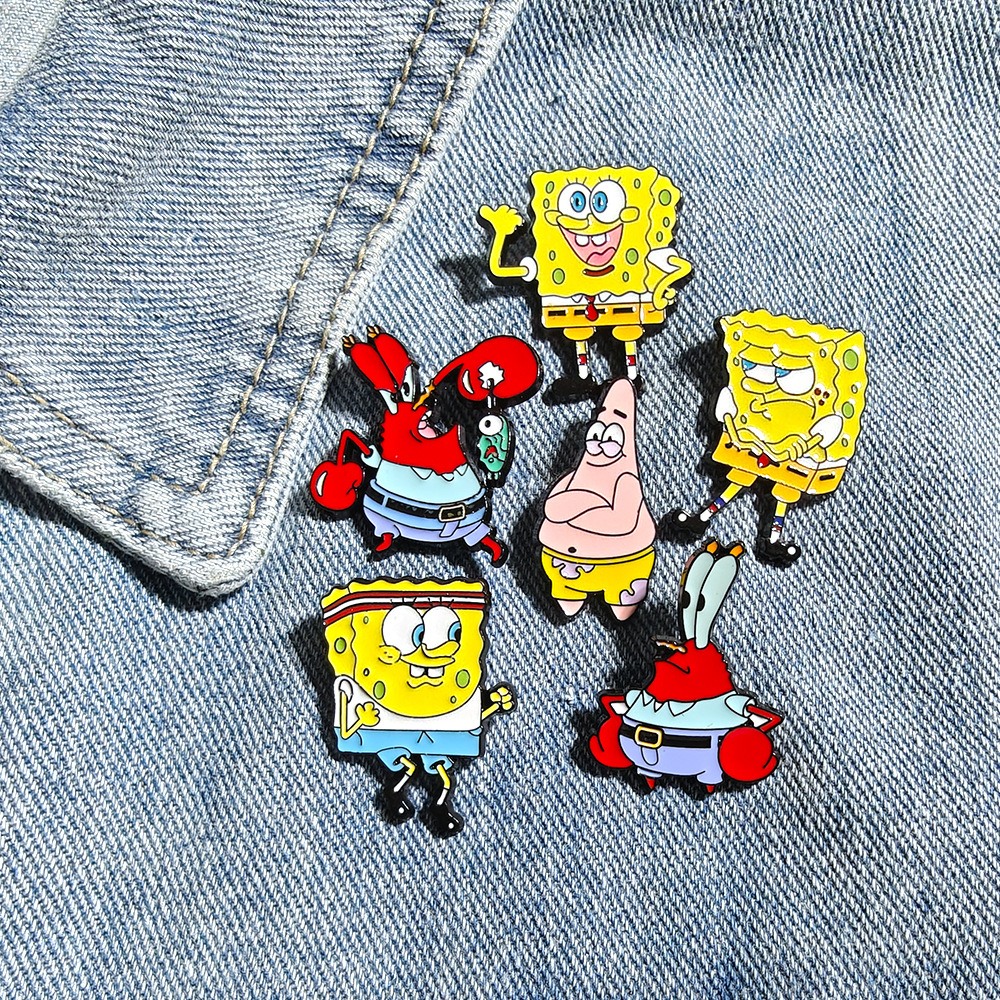 6 Pcs SpongeBob SquarePants An - Embroidery Garment recensie en prijs