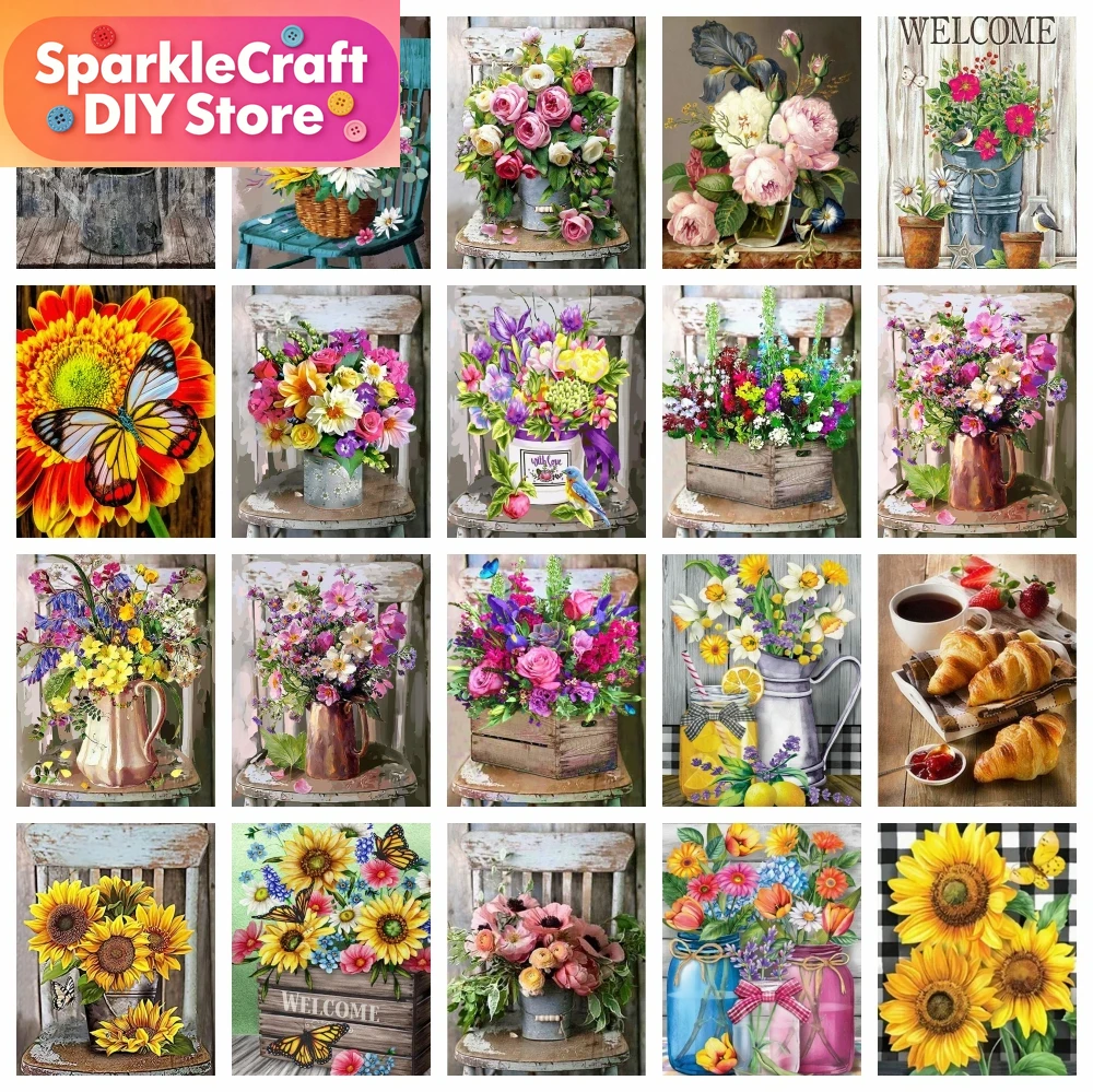 1pc frameless  Diamond Paintin - Embroidery Rose Stitch recensie en prijs