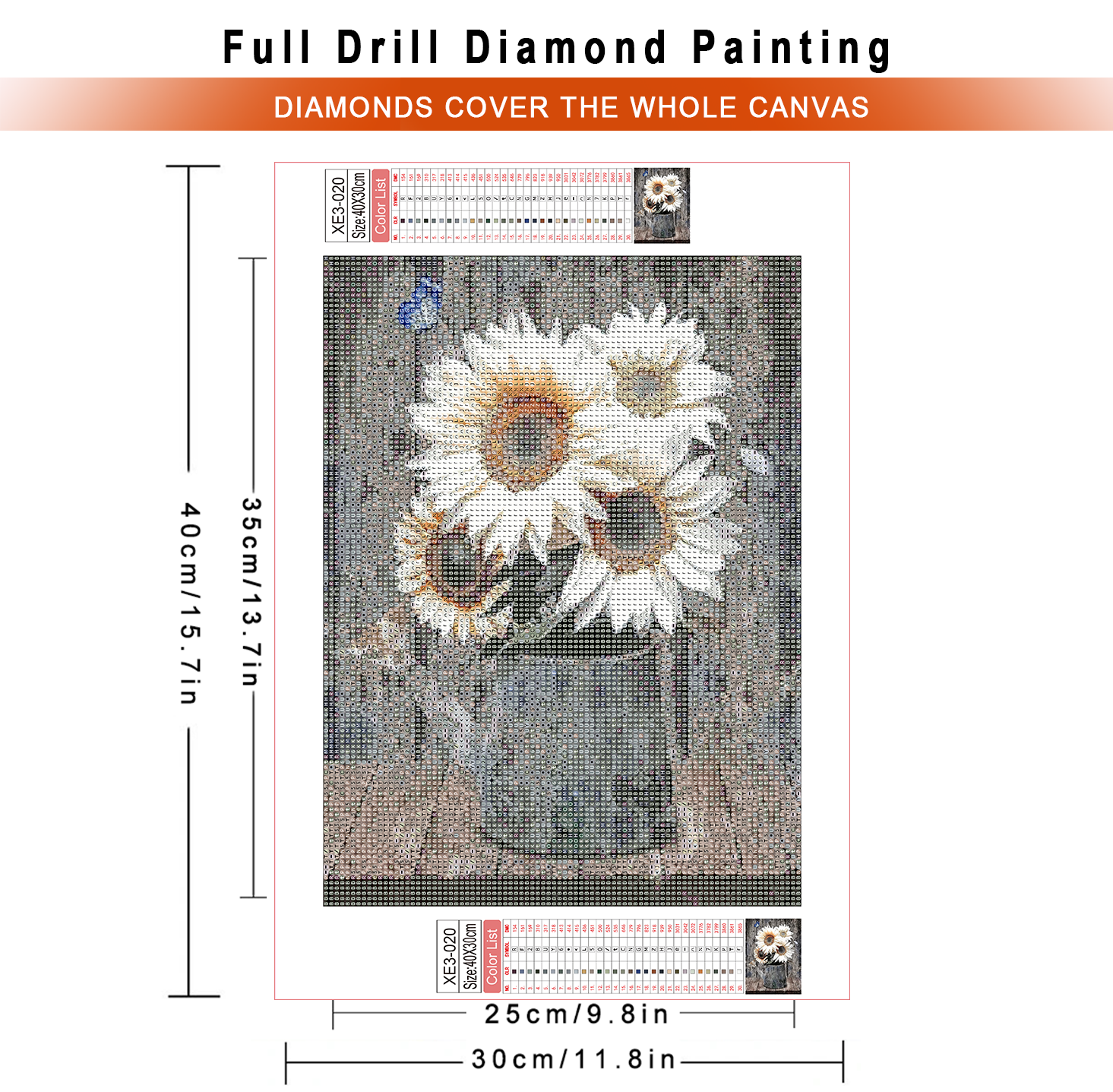 1pc frameless  Diamond Paintin - Embroidery Rose Stitch recensie en prijs