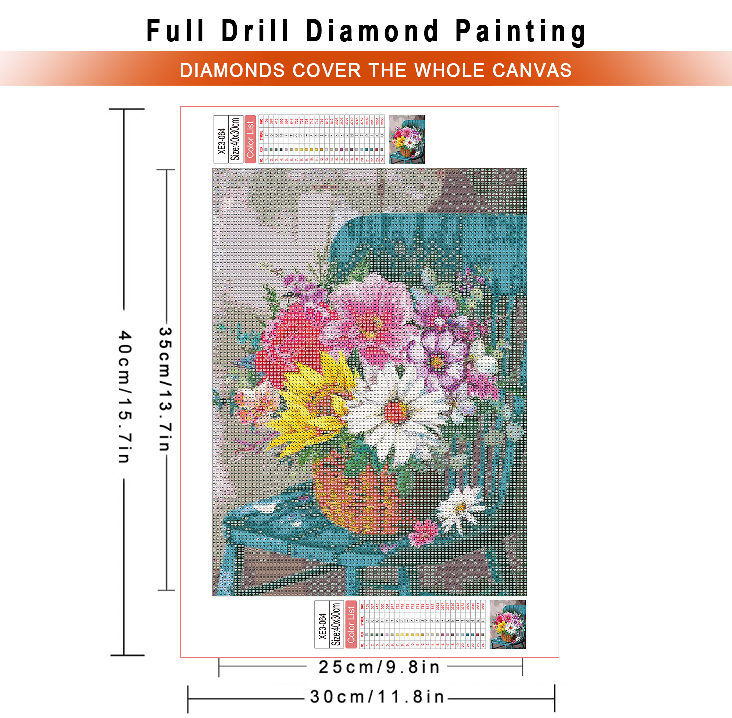 1pc frameless  Diamond Paintin - Embroidery Rose Stitch recensie en prijs