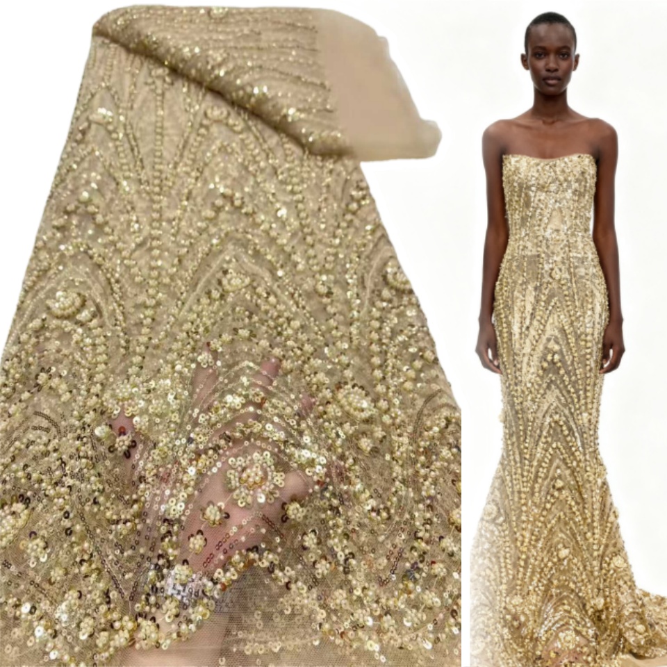 2026 African Nigerian High-Qua - Embroidery Net Fabric recensie en prijs