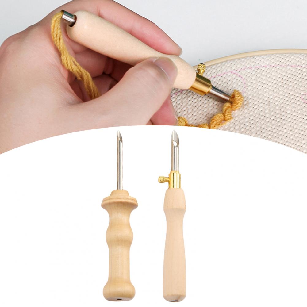 Embroidery Needle Wooden Handl - Embroidery Needle recensie en prijs