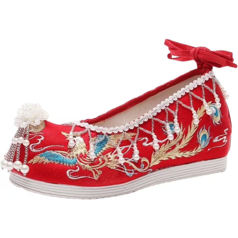 Women New Red Embroidered Wedd - Embroidery Canvas recensie en prijs