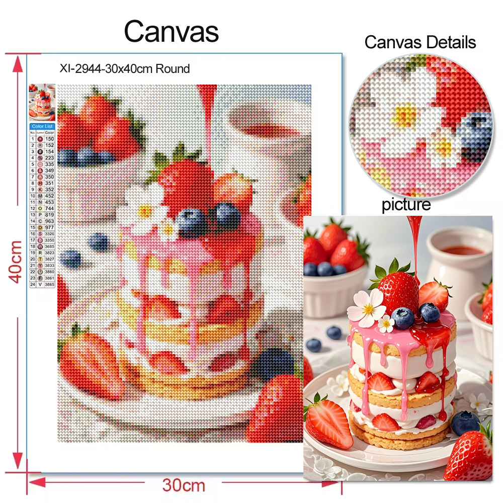 5D Diy Diamond Painting Ice Cr - Embroidery Cream recensie en prijs