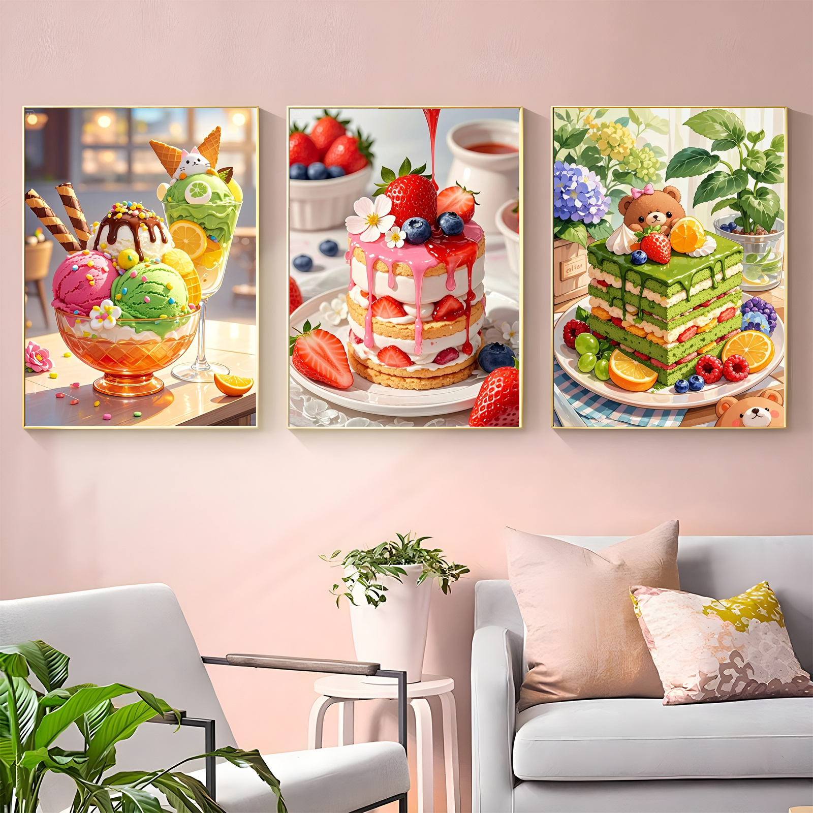 5D Diy Diamond Painting Ice Cr - Embroidery Cream recensie en prijs
