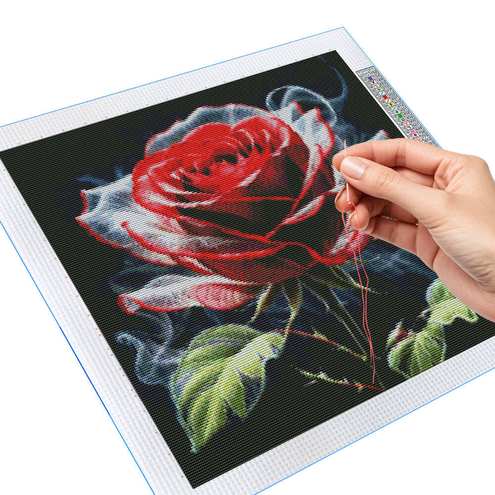 DIY Rose Flower Cross Stitch K - Embroidery Rose Stitch recensie en prijs