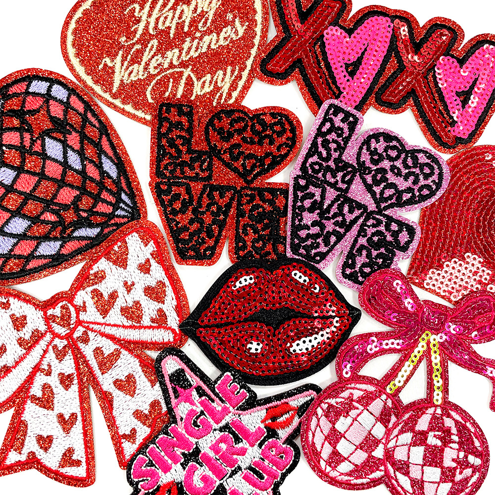 10pcs/set 2026 New Valentine's - Embroidery Lips recensie en prijs