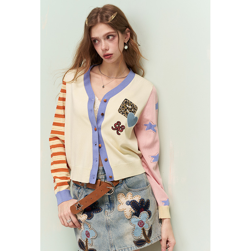 ELFSACK Asymmetrical Knit Card - Embroidery Cream recensie en prijs