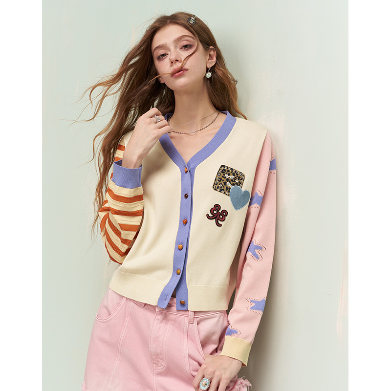 ELFSACK Asymmetrical Knit Card - Embroidery Cream recensie en prijs