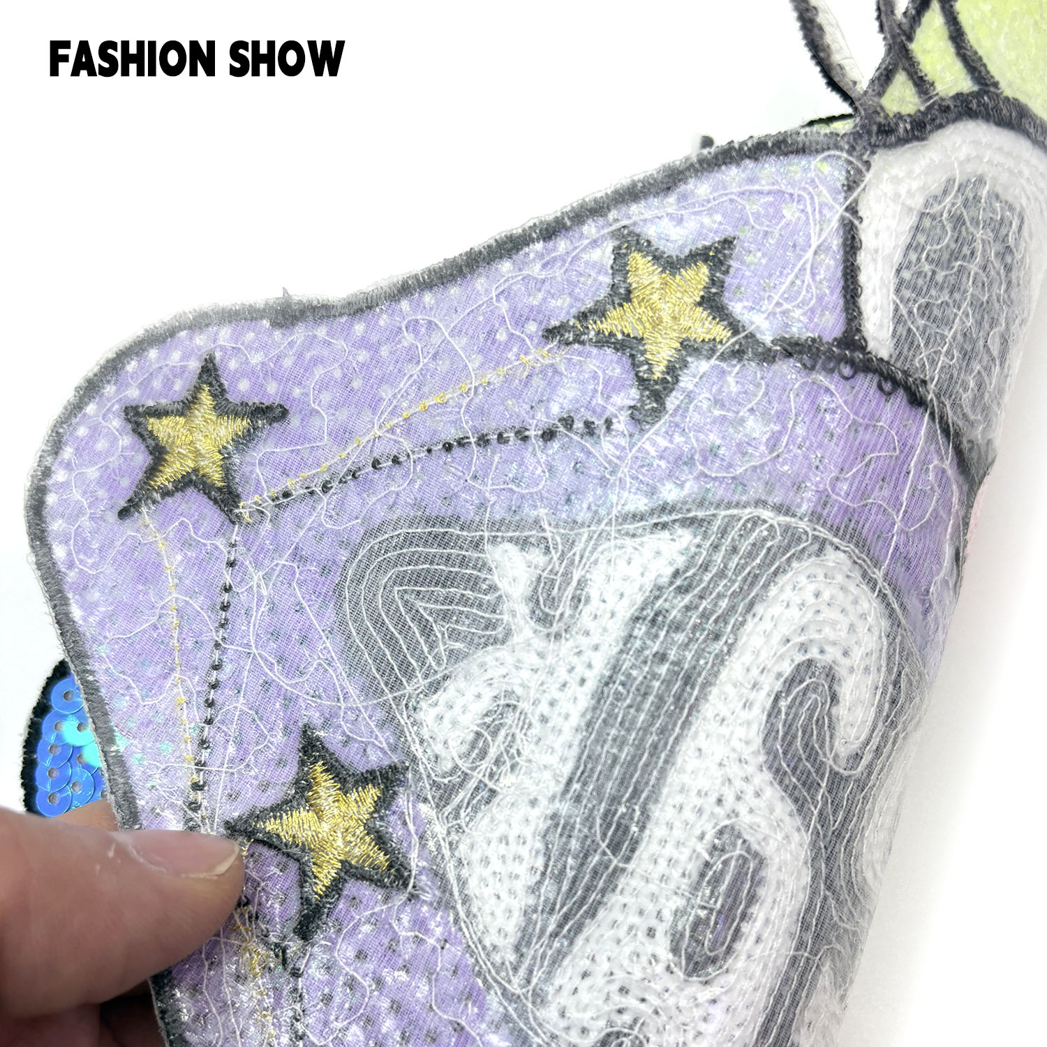 Iron-On DIY Lip-Shaped Sequin  - Embroidery Lips recensie en prijs