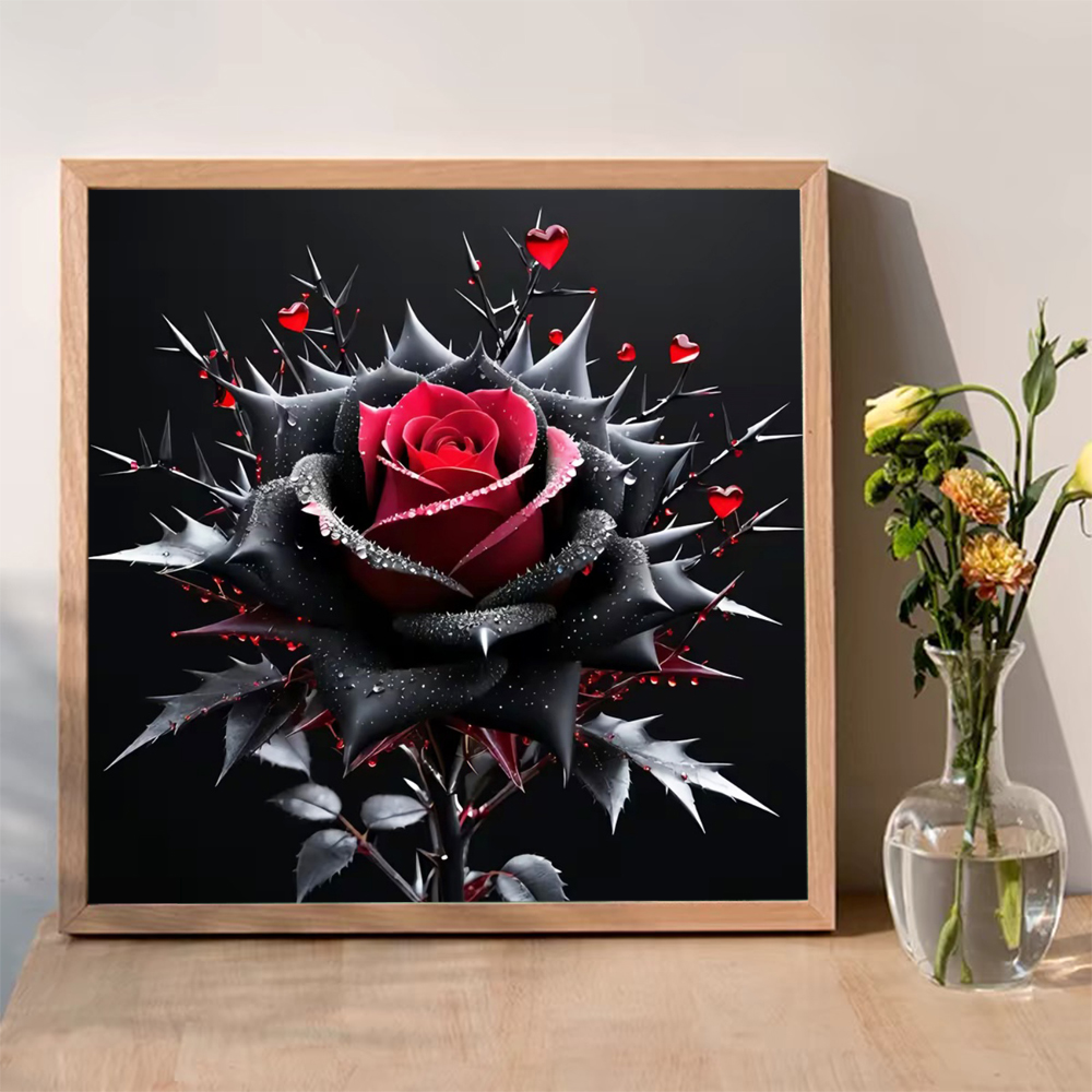 Evershine Diamond Painting Ros - Embroidery Rose Stitch recensie en prijs