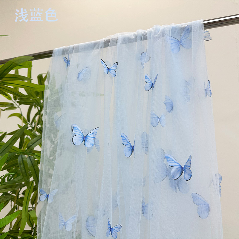 3D Butterfly Embroidery Tulle  - Embroidery Net Fabric recensie en prijs