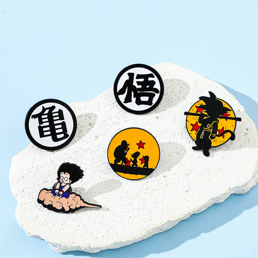 6 Pcs Hot Blooded Anime Brooch - Embroidery Garment recensie en prijs