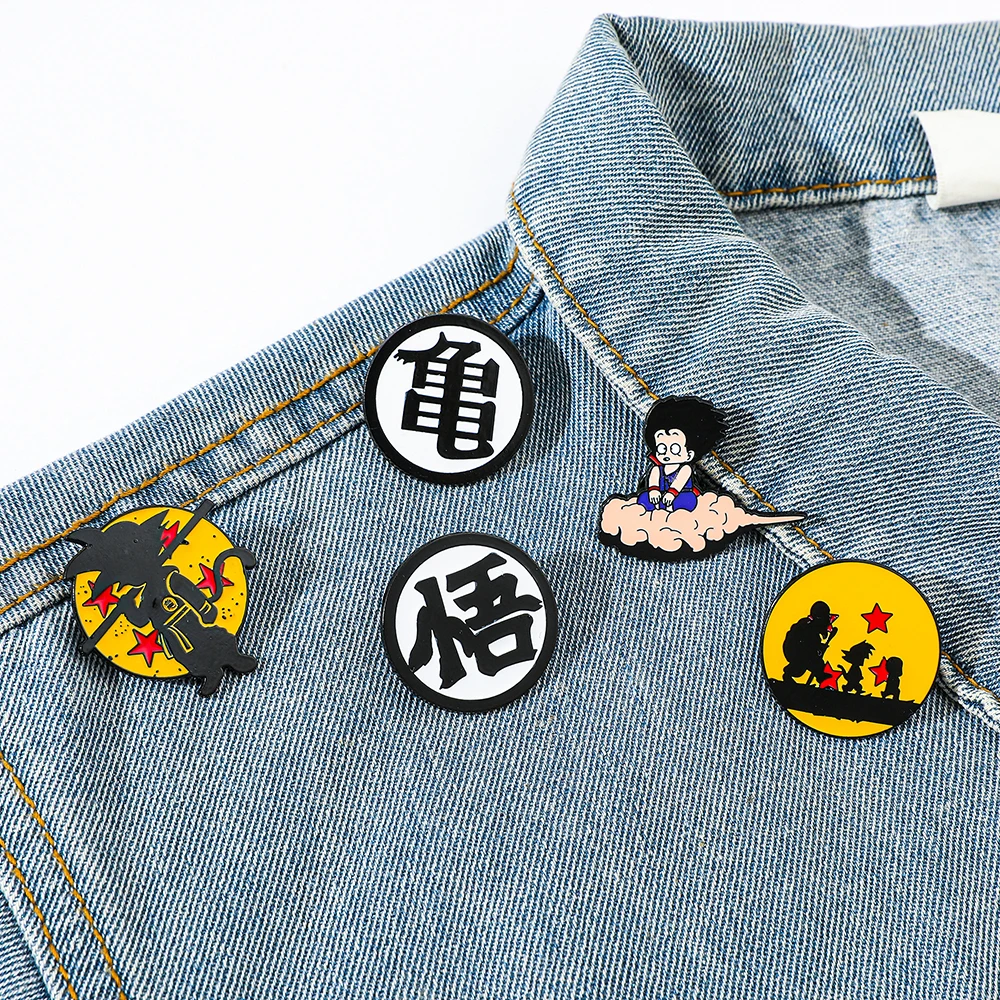 6 Pcs Hot Blooded Anime Brooch - Embroidery Garment recensie en prijs